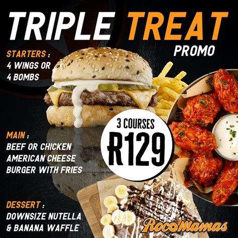 Rocomamas specials 3 course meal end date  Review
